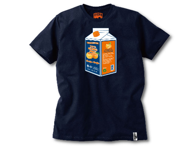 121%オレンジジュースTシャツ